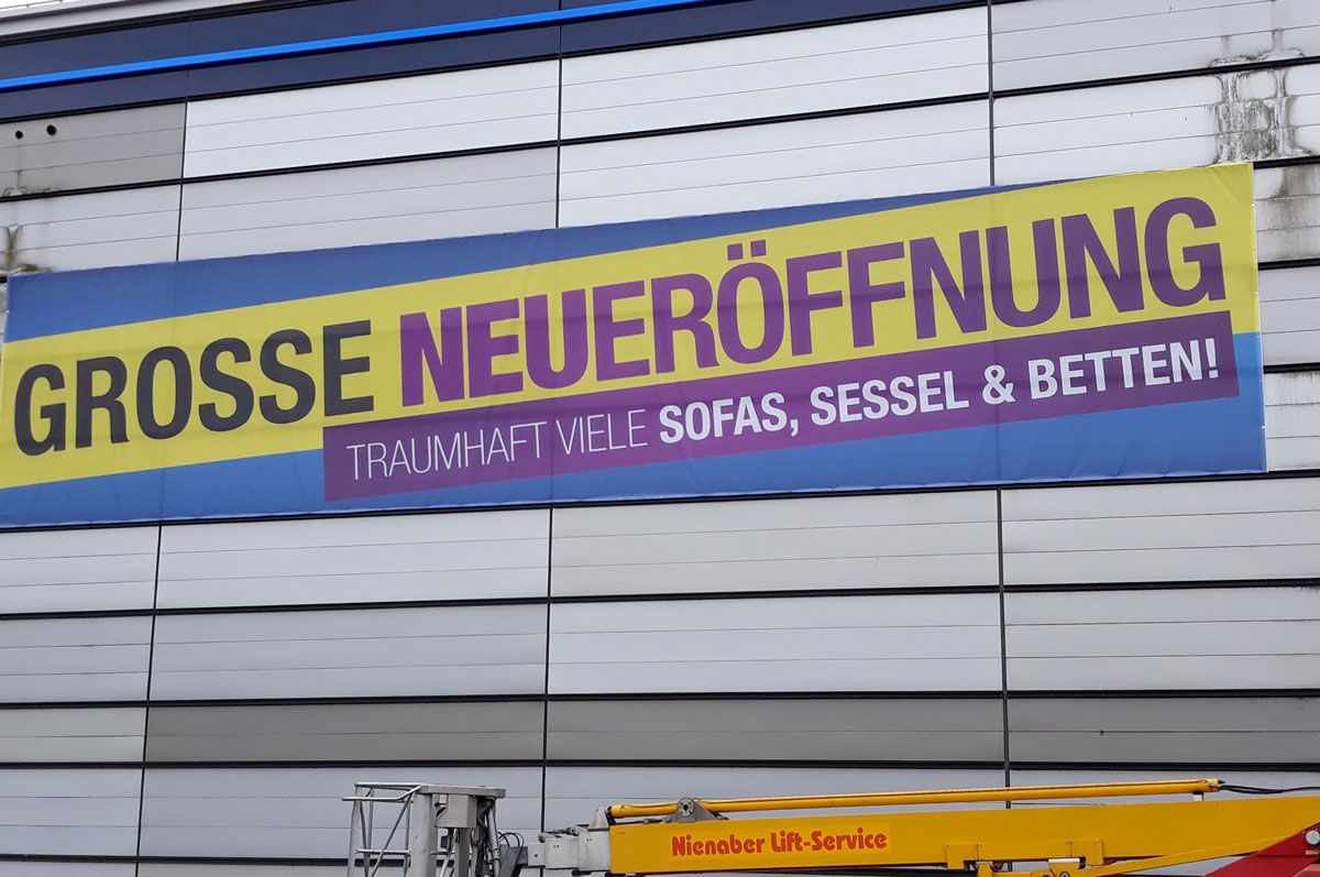 XXL-Werbebanner